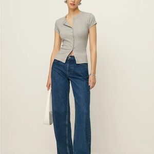 REFORMATION ‘RAELYNN’ KNIT TOP